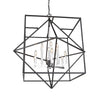 Roxton AC11202PN Chandelier in Matte Black & Polished Nickel