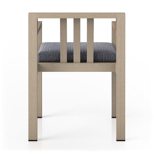Monterey Outdoor Dining Armchair In Brown