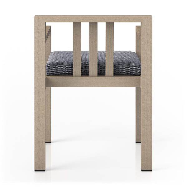 Monterey Outdoor Dining Armchair In Brown