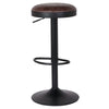 Juno Gaslift Bar Stool In Vintage Coffee Brown