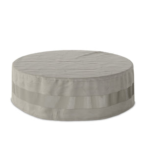 Weatherproof Outdoor Round Coffee Table Cover - Baron Grey