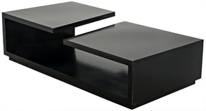 Shift Industrial Steel Coffee Table in Matte Black