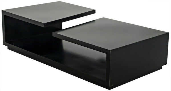 Shift Industrial Steel Coffee Table in Matte Black