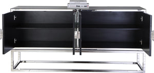 Grace Sideboard/Buffet In Mirrored/Chrome Base