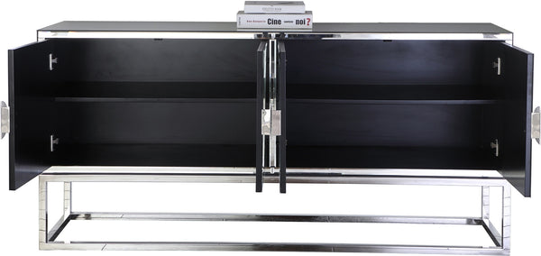 Grace Sideboard/Buffet In Mirrored/Chrome Base