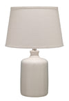 Milk Jug Glass Table Lamp, Cream