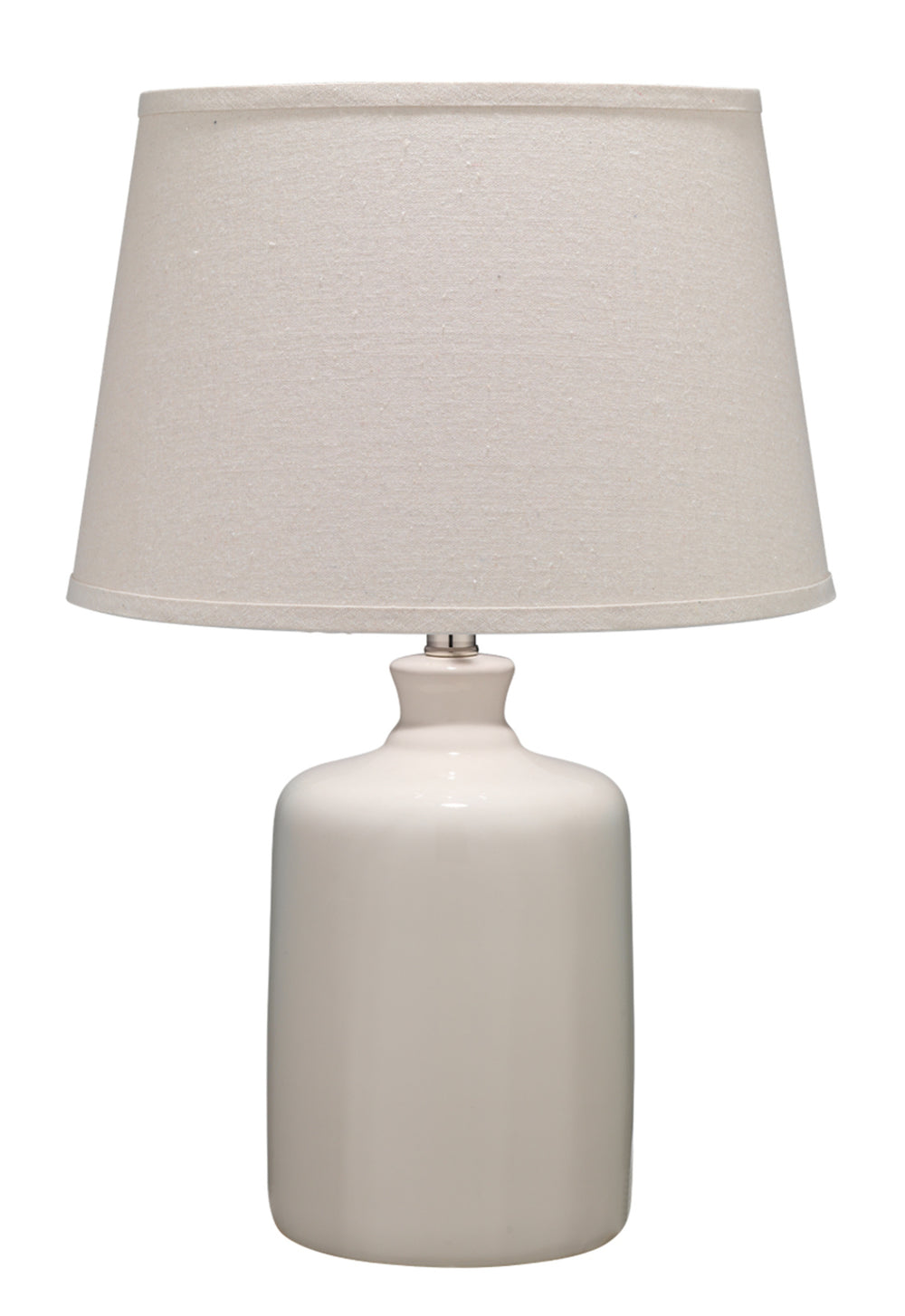 Milk Jug Glass Table Lamp, Cream