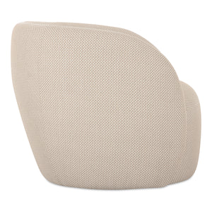 Moe's Rae Outdoor Accent Chair in Beige Check