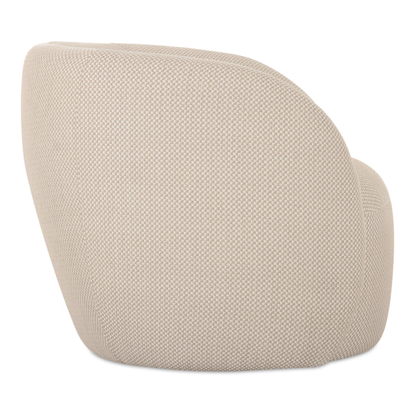Moe's Rae Outdoor Accent Chair in Beige Check