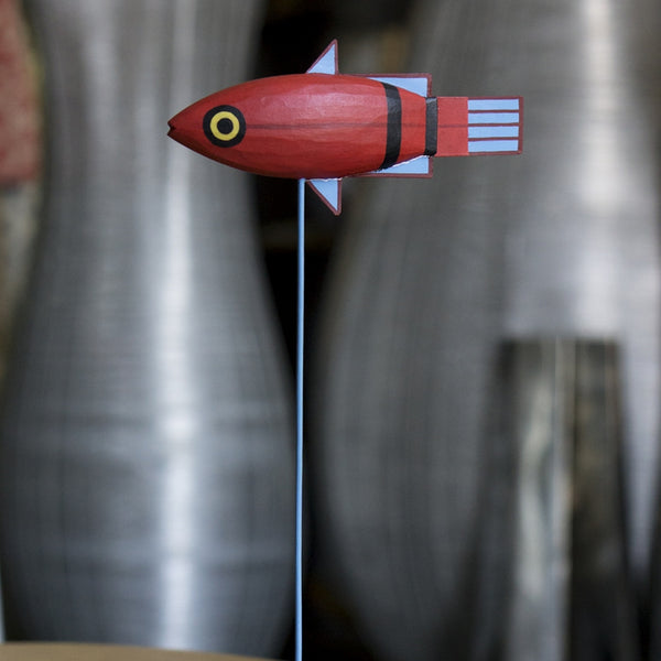 Barred 12"H Cardinalfish Sculpture
