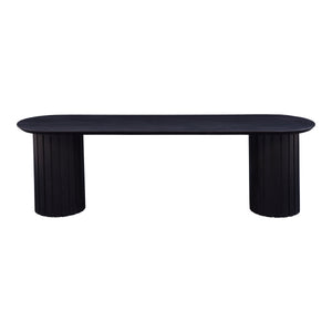 Povera Dining Bench in Black Acacia Wood