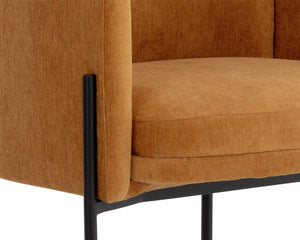 RICHIE DINING ARMCHAIR - BLACK - DANNY AMBER