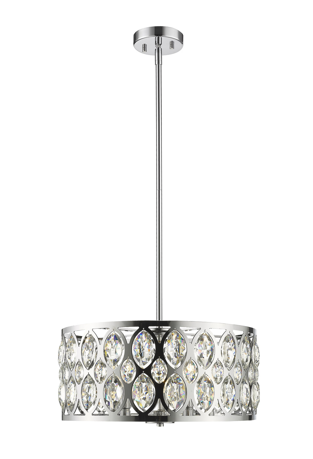 Dealey 5 Light Chandelier in Chrome Finish