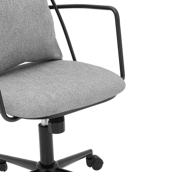 Edison Fabric Office Chair In Strata Gray
