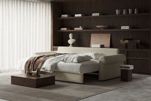 VILANDER SOFA BED, ROLL ARMS, 57"X79"