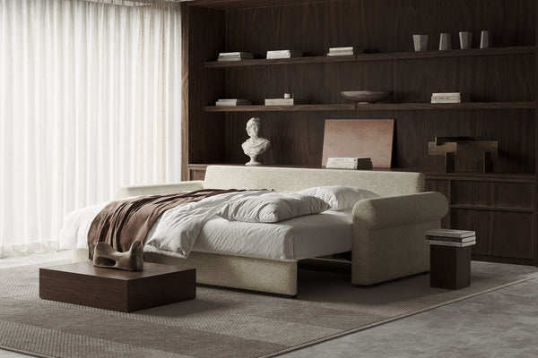 VILANDER SOFA BED, ROLL ARMS, 57"X79"