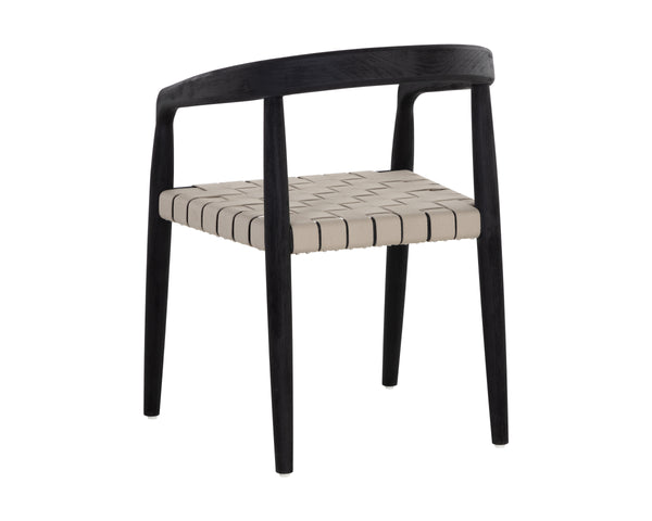 CAYMAN DINING ARMCHAIR - CHARCOAL