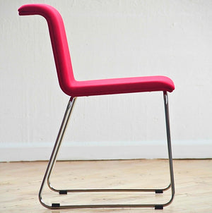 beaver contemporary chair in wool