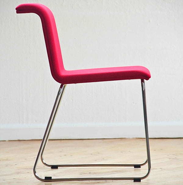 beaver contemporary chair in wool