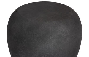 River Stone Side Table, Charcoal Stone