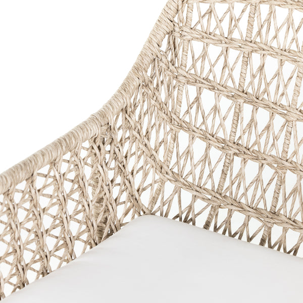 Bandera Dining Chair W/ Cushion In White