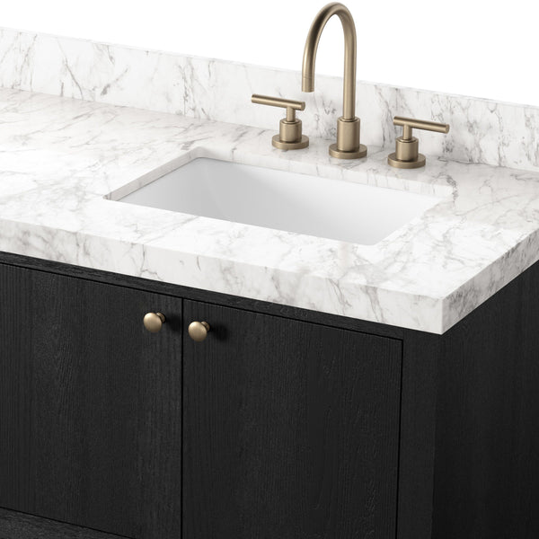 Anthem Double Vanity - Black Wash Oak Veneer