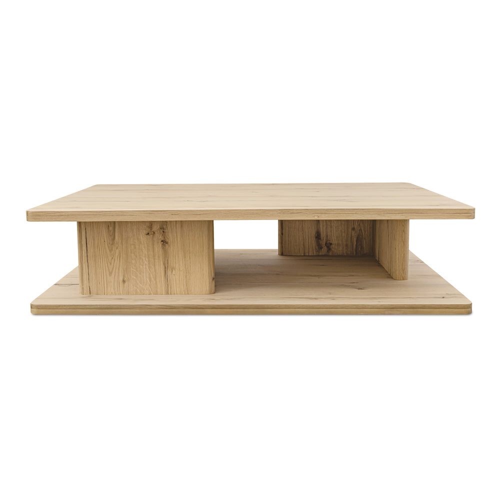 Moe's Casey Large Coffee Table in Rustic Oak