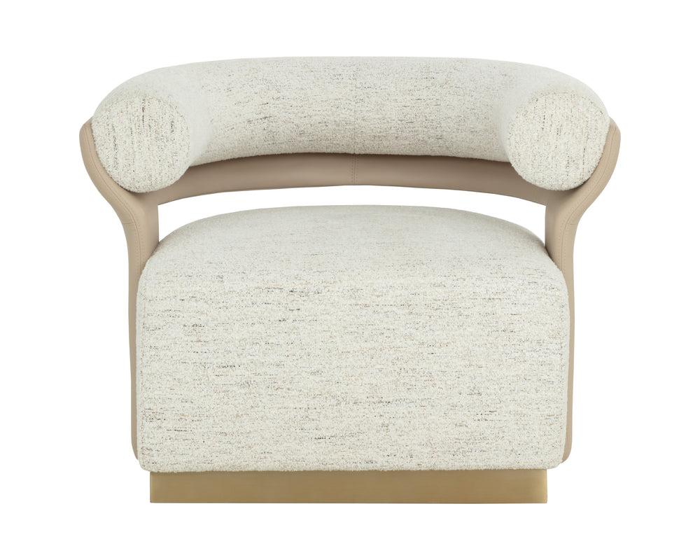 OLIDA SWIVEL LOUNGE CHAIR - HAILEY MOON / NAPA BEIGE
