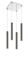 Forest 4 Light Island/Billiard in Chrome Finish