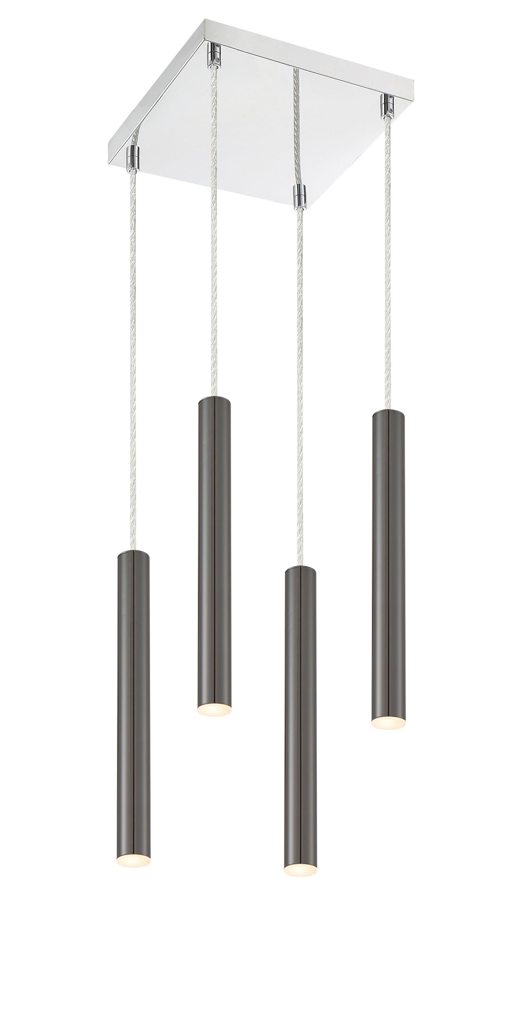 Forest 4 Light Island/Billiard in Chrome Finish