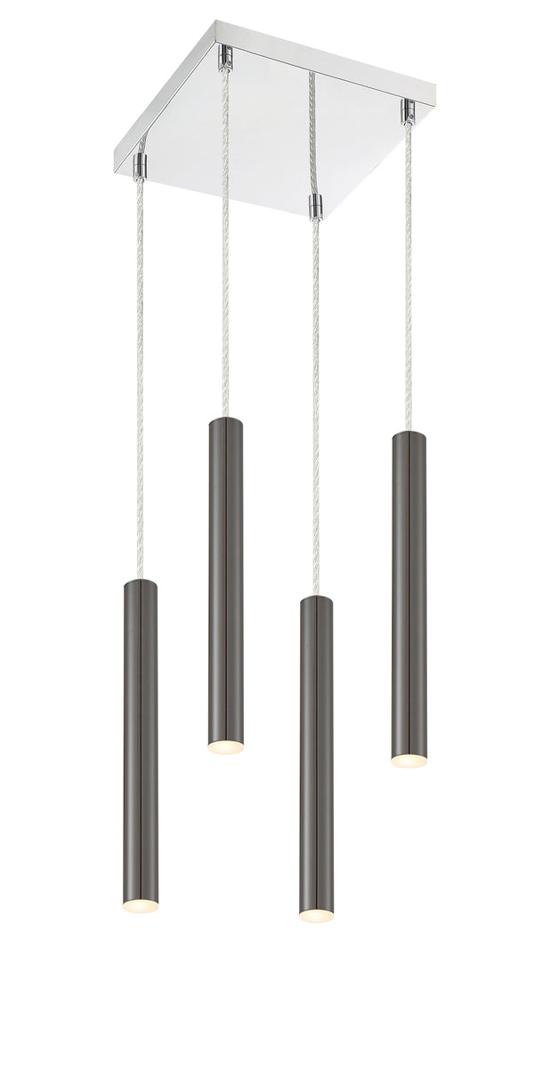 Forest 4 Light Island/Billiard in Chrome Finish