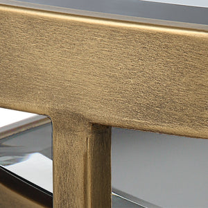 Vista Gold Nesting Tables, Set Of 2