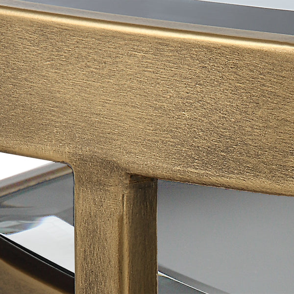 Vista Gold Nesting Tables, Set Of 2