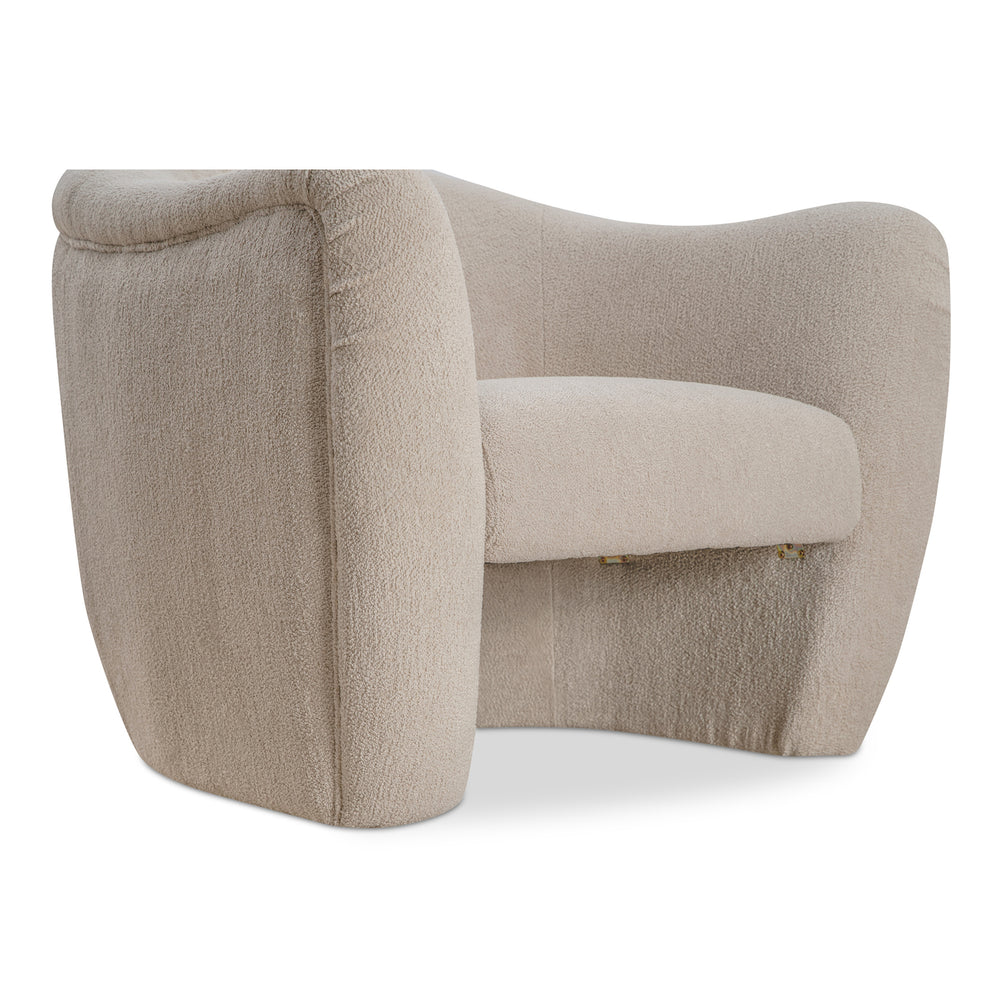 Moe's Domino Accent Chair in Beige