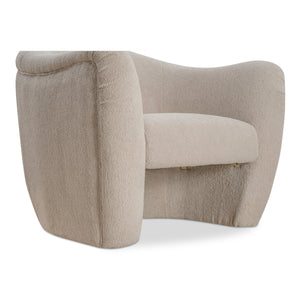 Moe's Domino Accent Chair in Beige
