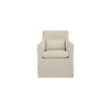 Moe's Lydia Outdoor Slipcover Dining Chair in Cream