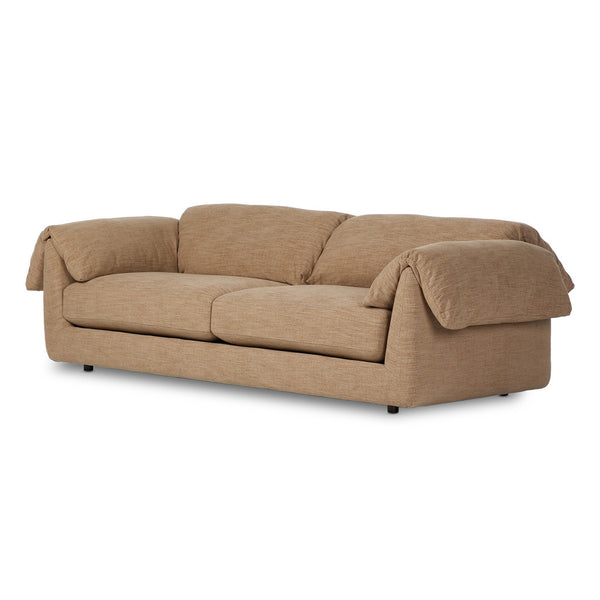 Marcel Sofa-102" - Laken Taupe