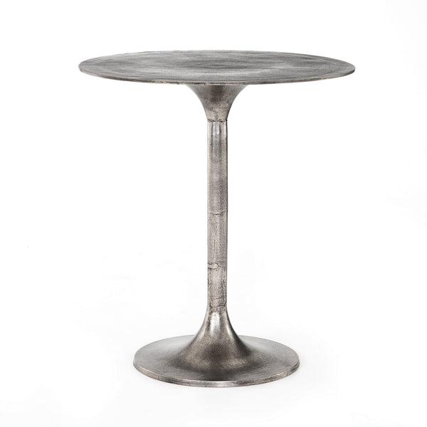 Simone Counter Table In Raw Antique Nickel
