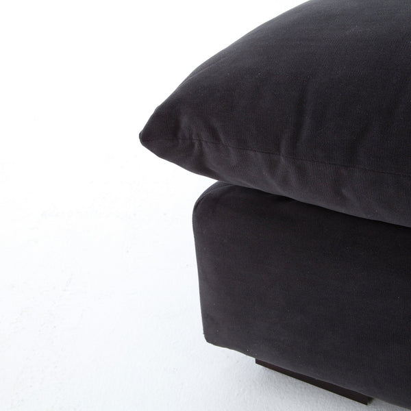 Grant Armless Sofa-Henry Charcoal