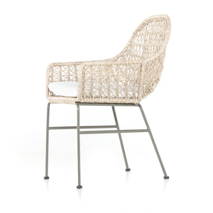Bandera Dining Chair W/ Cushion In White