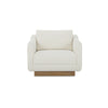 Moe's Keane Lounge Chair in Cream