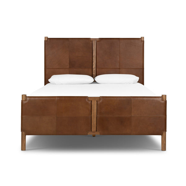 Salado Queen Bed - Heirloom Sienna Old