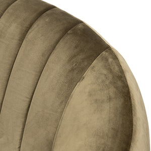 Audie Swivel Chair In Surrey Olive