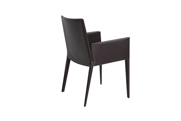 Tiffany armchair black bonded leather