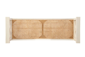 Cream Circles Bench