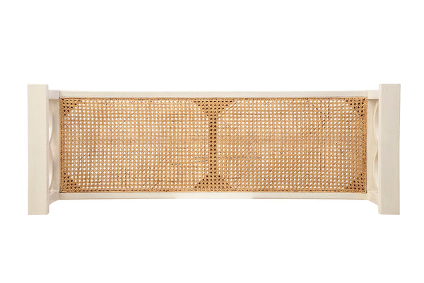 Cream Circles Bench