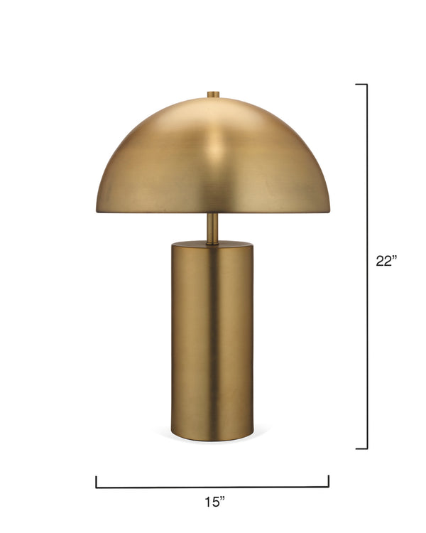 Felix Iron Table Lamp, Antique Brass