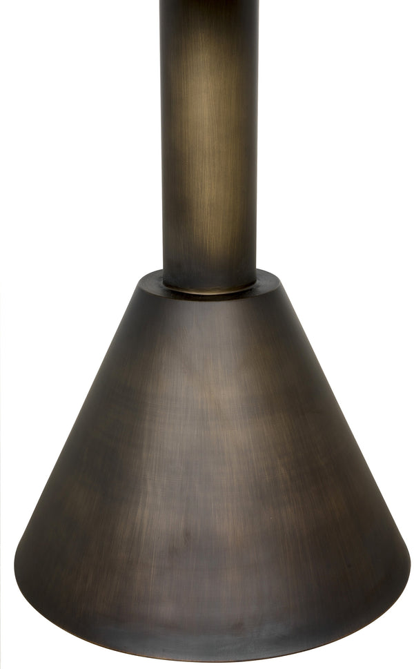 Joseph Side Table, Aged Brass