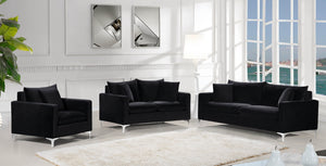 Lucy Sofa In Black Velvet