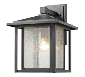 Aspen 1 Light Outdoor in Black Finish